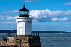 Portland Breakwater Lighthouse in Maine